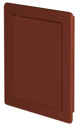 AWENTA Inspektionstüren Revisionstür - Hochwertiger ABS-Kunststoff - Robuster und Langlebiger Wartungsklappe Schnappverschluss - Viele Größen zur Auswahl - DT11BR 15 cm x 20 cm Farbe Braun