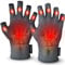 Medipaq Compression Gloves for Arthritis for Women & Men - Large with Grip - 1 Pair of Arthritis Gloves for Women & Men - arthritis Pain relief for Hands - Fingerless Gloves for Women & Men