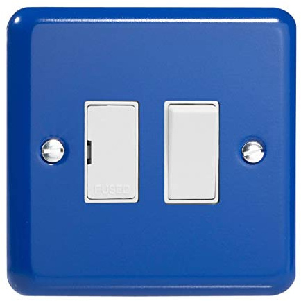 Varilight 13A Switched Fused Spur Reflex Blue