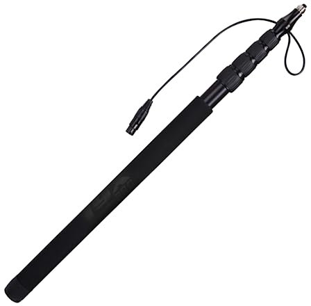 LyxPro MPL-20 Professional Boom Pole with Internal Cable for Shotgun Microphones, Boompole Fish Pole fishpole extends 2.4†- 9.25â€