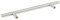 TRIXES 20x Stainless Steel T-Bar Handles with Screws, 200mm Wide - 128mm Centres, for Cupboards/Cabinets/Doors/Drawers, Kitchen Accessories