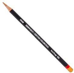 Derwent TC02 Tinted Charcoal Pencil - Burnt Orange