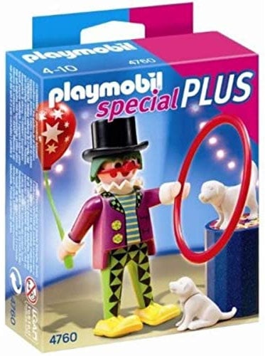 Playmobil - 4760 - Jeu de Construction - Clown Dresseur de Chiens