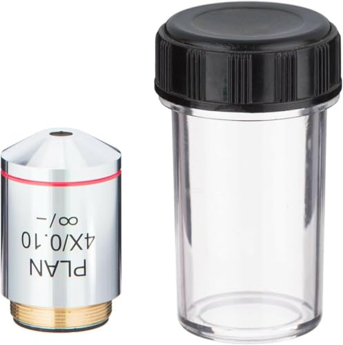 AmScope PA4X-INF 4X Infinity Plan Achromatic Microscope Objective