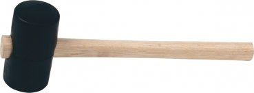 TRIUSO Gummihammer, Gummihärte 90 shore (hart), Gr. 4, 90mm