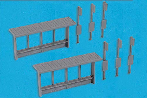 Modelscene 5192 N Gauge Bus Stops (Pack 2)