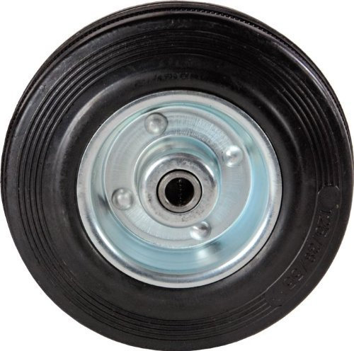 Roue roues caoutchouc dissous Ø 125 mm Capacité 100 kg Øasse 12mm Maurer