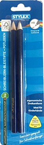 2er Jumbo-Bleistifte Dreikant, FSC-Holz