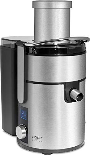 CASO PJ1000 Design Frucht- & Gemüse Entsafter mit kraftvollem 800 Watt Motor, 85mm Einfüllöffnung, 4 Geschwindigkeitsstufen