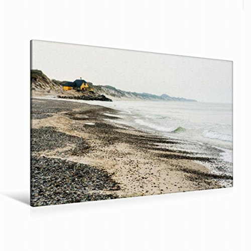 Premium Textil-Leinwand 120 x 80 cm Quer-Format Strand von Gammel Skagen | Wandbild, HD-Bild auf Keilrahmen, Fertigbild auf hochwertigem Vlies, Leinwanddruck von Kirsten und Holger Karius