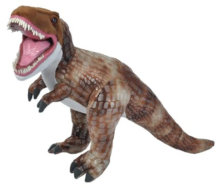 Wild Republic Dinosaur Predator T-Rex, Dinosaurier, Mädchen und Jungs Geschenk, Schmusetier für Babys, Nachhaltiges Kuscheltier mit Einer Füllung aus recycelten Wasserflaschen, 43 cm