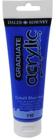 Daler-Rowney GA123120110 Graduate Acrylic Paint 120ml Cobalt Blue