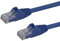 StarTech.com 1m CAT6 Ethernet Cable - Blue CAT 6 Gigabit Ethernet Wire -650MHz 100W PoE++ RJ45 UTP Category 6 Network/Patch Cord Snagless w/Strain Relief Fluke Tested UL/TIA Certified (N6PATC1MBL)