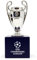 UEFA Homme Pokalreplika Uefa Mm Auf Holzpodest R plique 70 cm de la ligue des champions sur socle, Argenté., 70mm 7cm EU