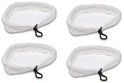 Deals2u365(™) Washable Microfibre Cloth Cleaning Pads for Genie GUV-03 Steam Cleaner Mop (Pack of 4, White)