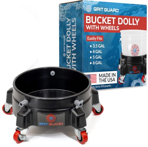 Black Grit Guard (R) Bucket Dolly