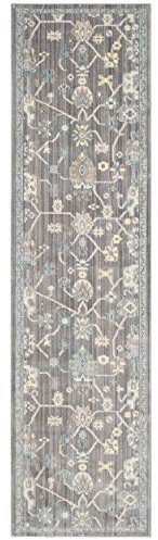 SAFAVIEH Valencia Collection Runner Rug - 2'3 x 8', Mauve & Mauve, Boho Chic Distressed Design, Non-Shedding & Easy Care, Ideal for High Traffic Areas in Living Room, Bedroom (VAL116D)
