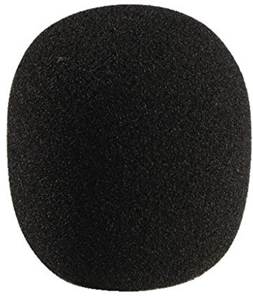 MONACOR WS-60 Mikrofon-Windschutz für Mikrofone schwarz, 23.2610