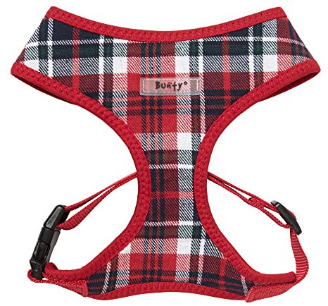 Bunty Medium No Pull Dog Harness - Soft, Breathable, Durable, Adjustable Vest Harnesses, Lightweight, Anti Pull - Medium, Tartan