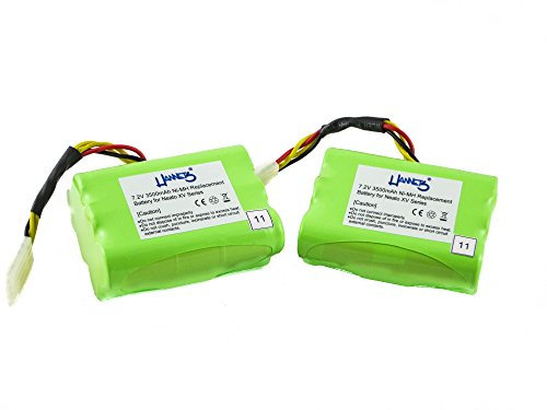 Hannets Kit d'accessoires Premium Neato I 2 Batteries Neato XV Signature Pro, Batterie de Remplacement Neato 3500mAh 7.2V pour Modèle XV-Essential