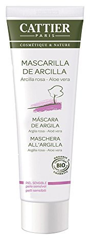Cattier Maschera in Tubo all'Argilla Rosa e Aloe Vera - 100 ml