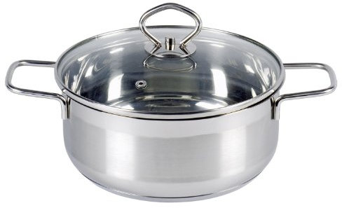 Krüger 100020 MA Manhattan Sauteuse Acier Inoxydable Argent 20 cm