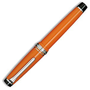 Sailor Professional Gear Orange ST 21K Gold Rhodium Plating Medium Point Fountain Pen - 11-9280-473 by Sailor