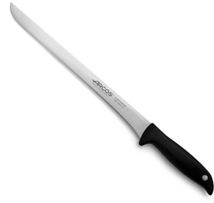 Arcos Serie Menorca - Cuchillo Jamonero Flexible - Hoja de 280 mm - Mango Color Negro