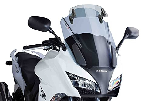 Puig 5899H Touring Windscreen With Visor improved wind protection, Smoke