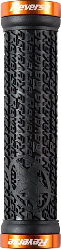 Reverse Grip Stamp Fahrrad Schraubgriffe schwarz/orange