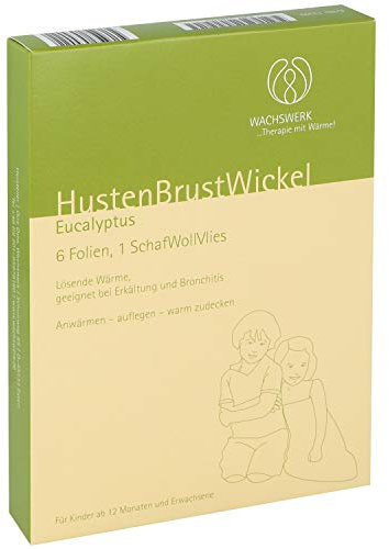 HUSTEN BRUST Wickel Eucalyptus Wachswerk 6 St