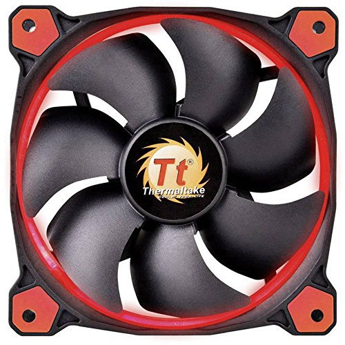 Thermaltake Riing 14 LED Gehäuselüfter schwarz/rot