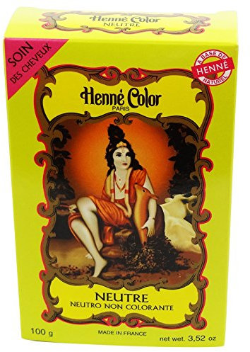 YumiBio Henne Color Färbepulver Neutral 100g, Bio, Ammoniakfrei, Nährend und Stärkend, Alle Haarfarben