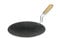 India Bazaar CONCAVE MS Black Iron TAWA Wire Handle/PAN Iron Crepe Pancake CHAPATI ROTI PAN DOSA TAVA PAN CONCAVE TAVA (10)