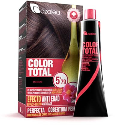 ALEA - Tinte Pelo Mujer - Color Total - Nº 5.79 - Color Chocolate - Coloración Permanente en Crema - Aceite Argán y Tsubaki - Cobertura Total de Canas - Aclara 3 Tonos en Cabellos Naturales