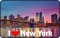 Cadora Magnetschild Kühlschrankmagnet I Love New York IV