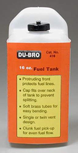 Dubro DB416 16oz (480cc) Nitro Glow Fuel Tank For RC Model Aircraft