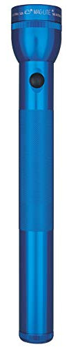 Maglite Heavy-Duty Incandescent 4-Cell D Flashlight in Display Box, Blue