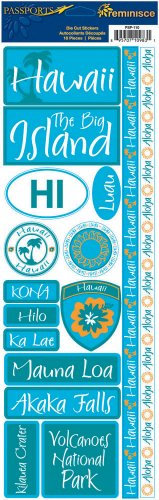 Reminisce Passports Combo Aufkleber, Hawaii