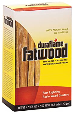 Duraflame 01249 Fatwood Wood Starters, 86.4 Cu. In. by Duraflame