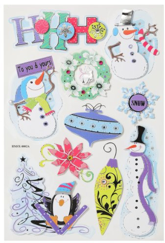 CREApop® 3D Sticker Schneemann I