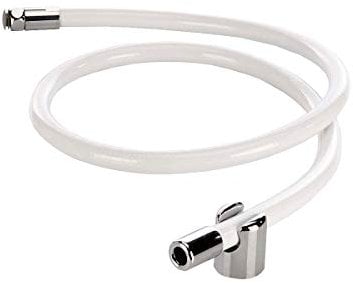 eliga Kneipp-Schlauch 1/2 weiß mit Wandhalter