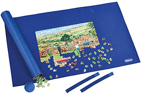 The Puzzle Roll Age 8+ from Gibsons | Puzzle Storage | Non Slip Surface for 1000 Piece Puzzles | Portable Jigsaw Puzzle Accessory for Jigsaw Enthusiasts | Gibsons Games