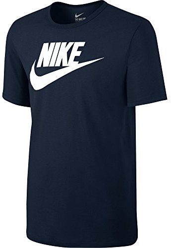 Nike tee-futura Icon – Men's T-Shirt multi-coloured Negro/Blanco (Obsidian/Obsidian/White) Size:XL