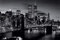 Brooklyn Bridge - B&W Poster Print, 92x61