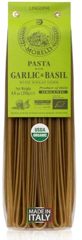 Linguine Aglio e Basilico Pasta Knoblauch und Basilikum 250 gr.