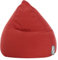 SITTING POINT only by MAGMA BeanBag Easy L Indoor Sitzsack, Lounge Sitzkissen, 70x90cm, Made in Germany, Waschbar, Sessel für Kinder & Erwachsene, Tomate