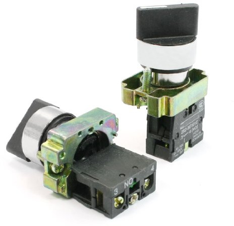 sourcing map 2 STK.2 Position 2 Terminals NO SPST Verriegelung Drehschalter 10A 600V