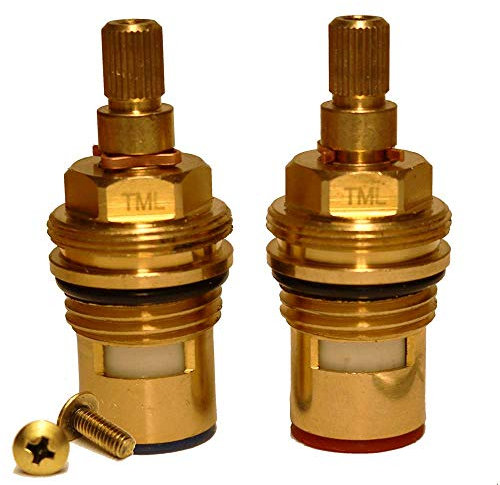 28 Spline ASCDV0003 Replacement Ceramic Cartridge Tap Valve Quarter Turn Gland Insert BSP 1/2