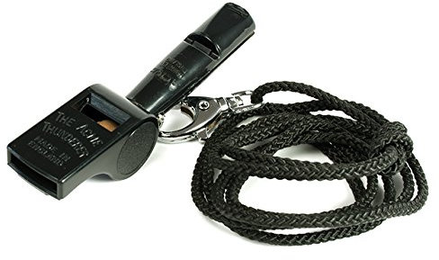 ACME Kombi Doppeltonpfeife 642 schwarz + Pfeifenband kostenlos